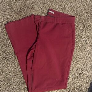 Burgundy Pants